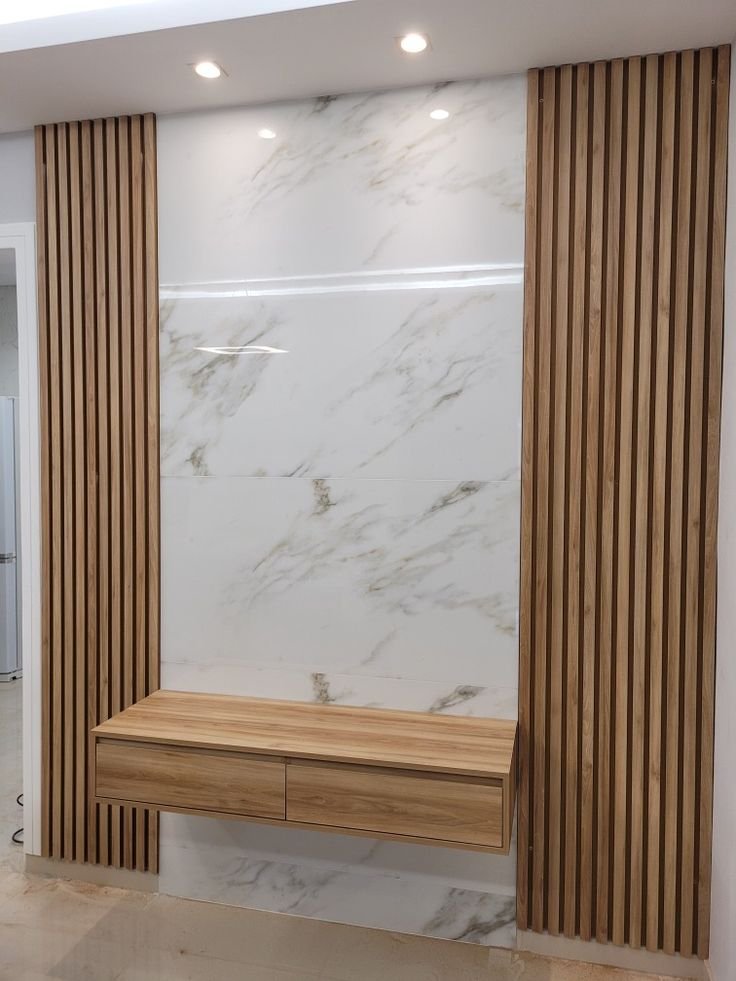 واجهات بديل خشب ورخام